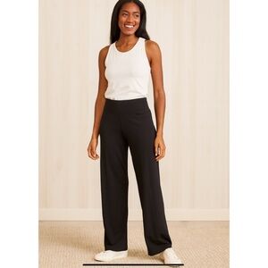 SYMPLI STRAIGHT LEG PANT STRETCH JERSEY CASUAL WORKWEAR STRETCHY PULL ON NWT 8